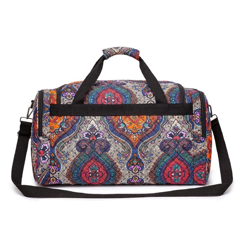 Boho Weekendväska Canvas Travel Duffel