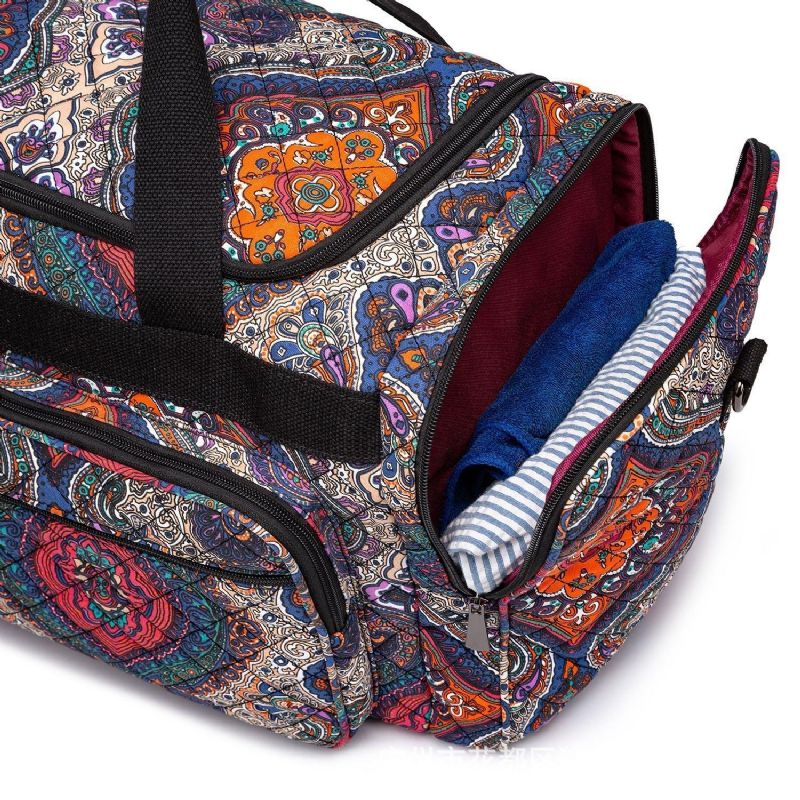 Boho Weekendväska Canvas Travel Duffel