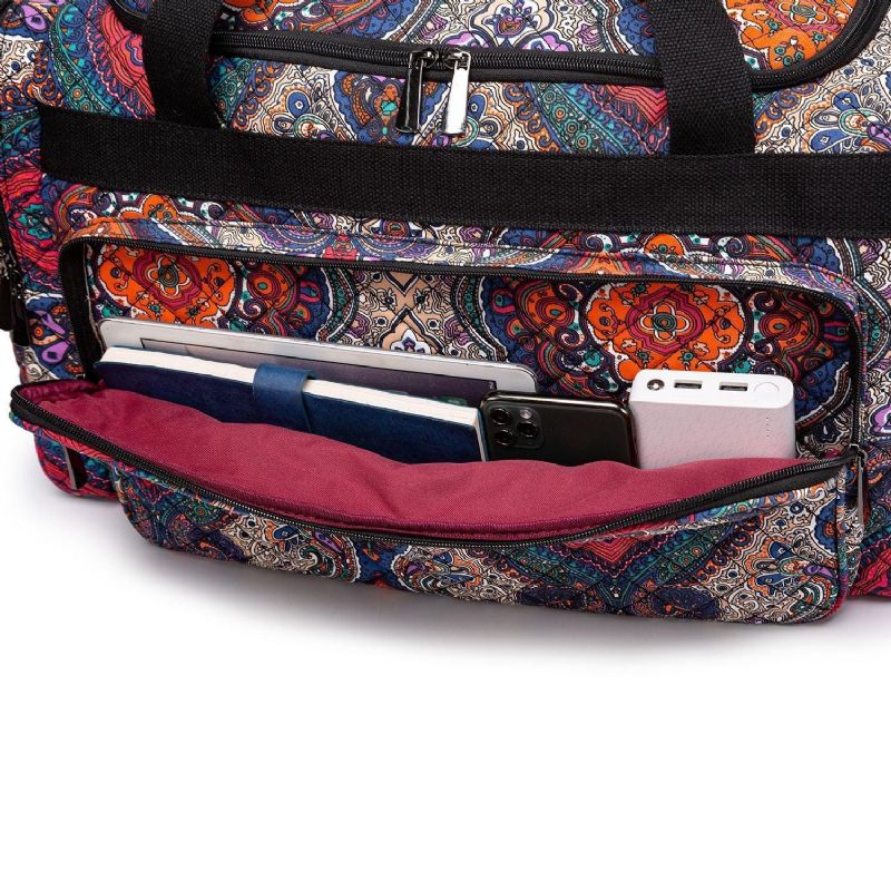 Boho Weekendväska Canvas Travel Duffel