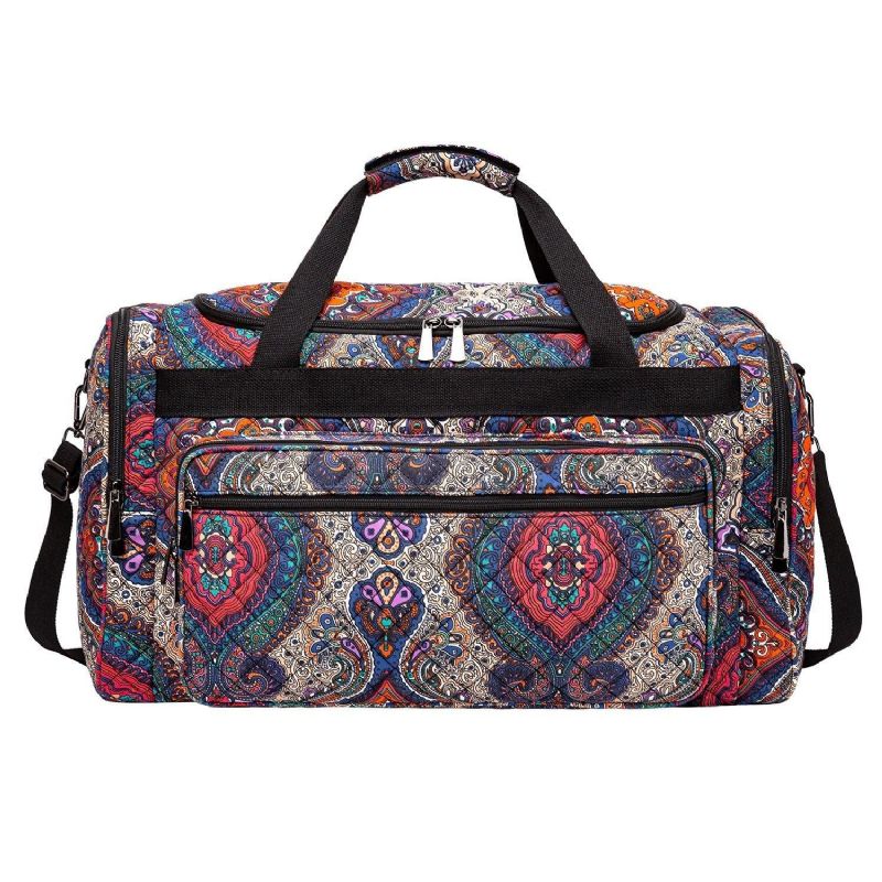 Boho Weekendväska Canvas Travel Duffel