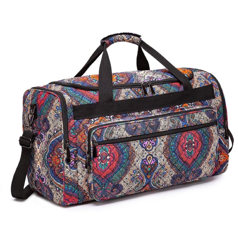 Boho Weekendväska Canvas Travel Duffel