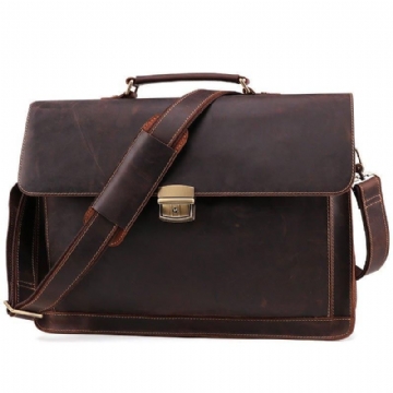 Business Satchel Portfölj För Bärbar Dator 15"