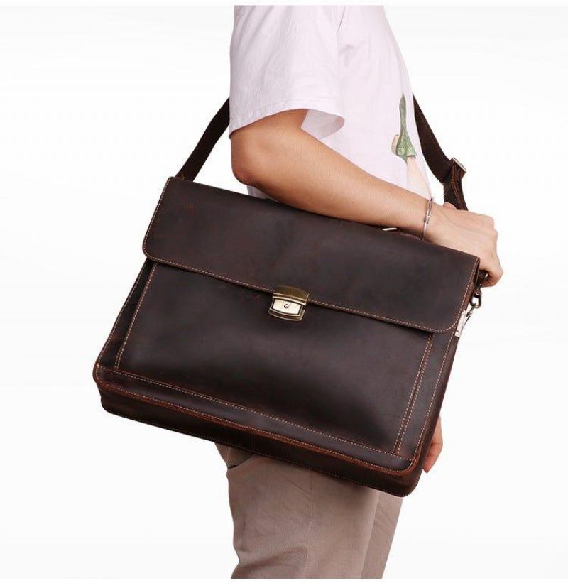 Business Satchel Portfölj För Bärbar Dator 15"