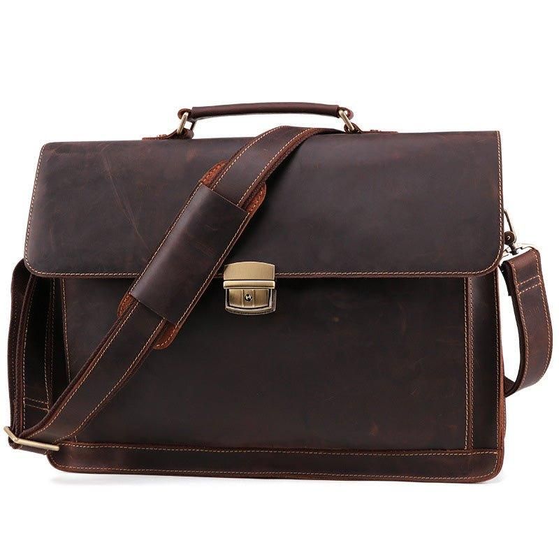 Business Satchel Portfölj För Bärbar Dator 15"