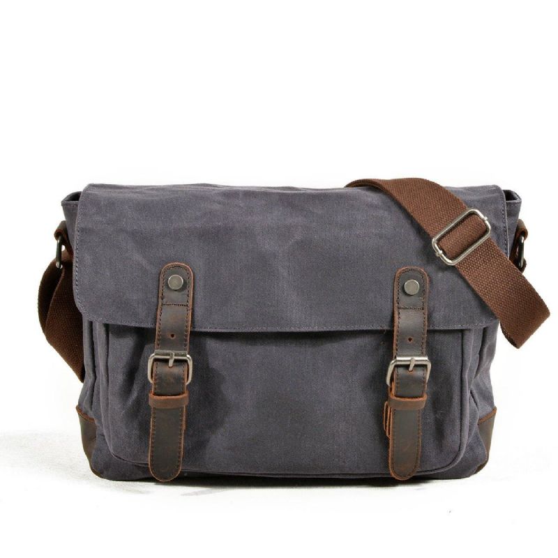 Canvas Messenger-väska För Män Crossbody