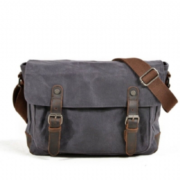 Canvas Messenger-väska För Män Crossbody