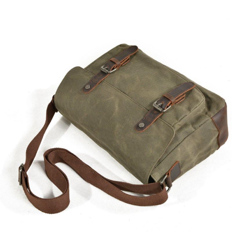 Canvas Messenger-väska För Män Crossbody