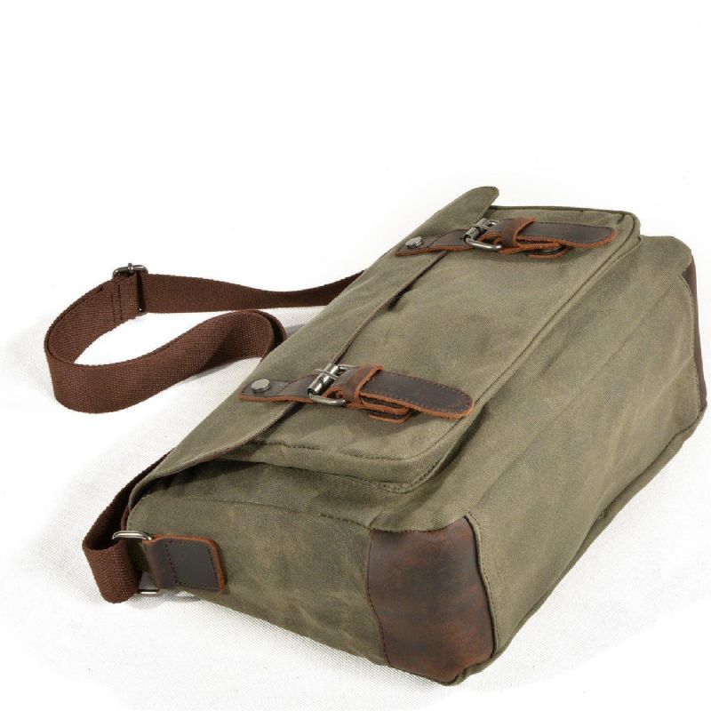 Canvas Messenger-väska För Män Crossbody