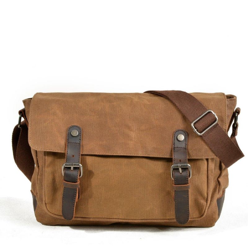 Canvas Messenger-väska För Män Crossbody