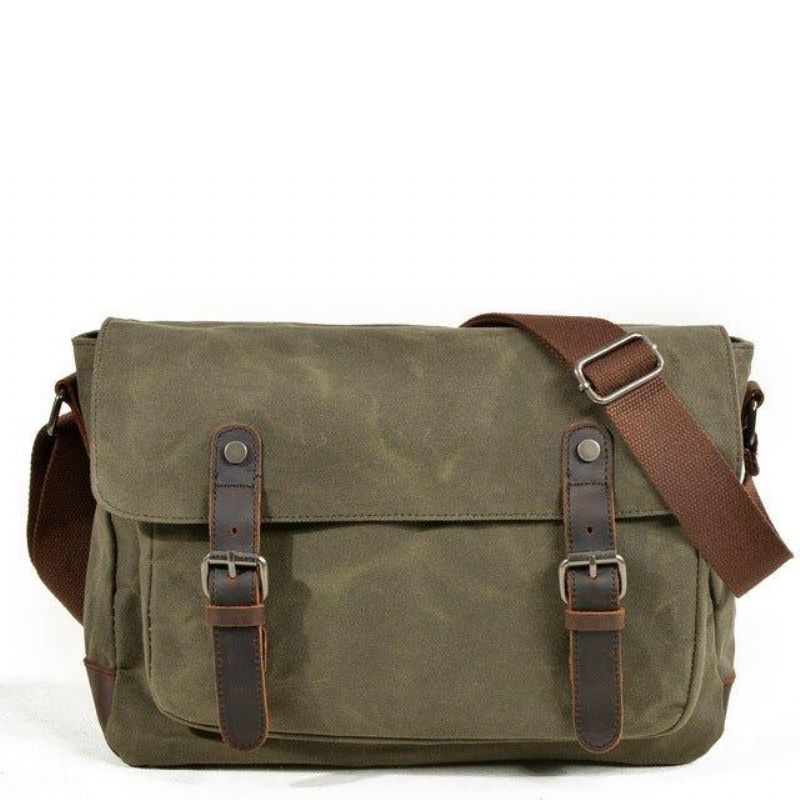 Canvas Messenger-väska För Män Crossbody