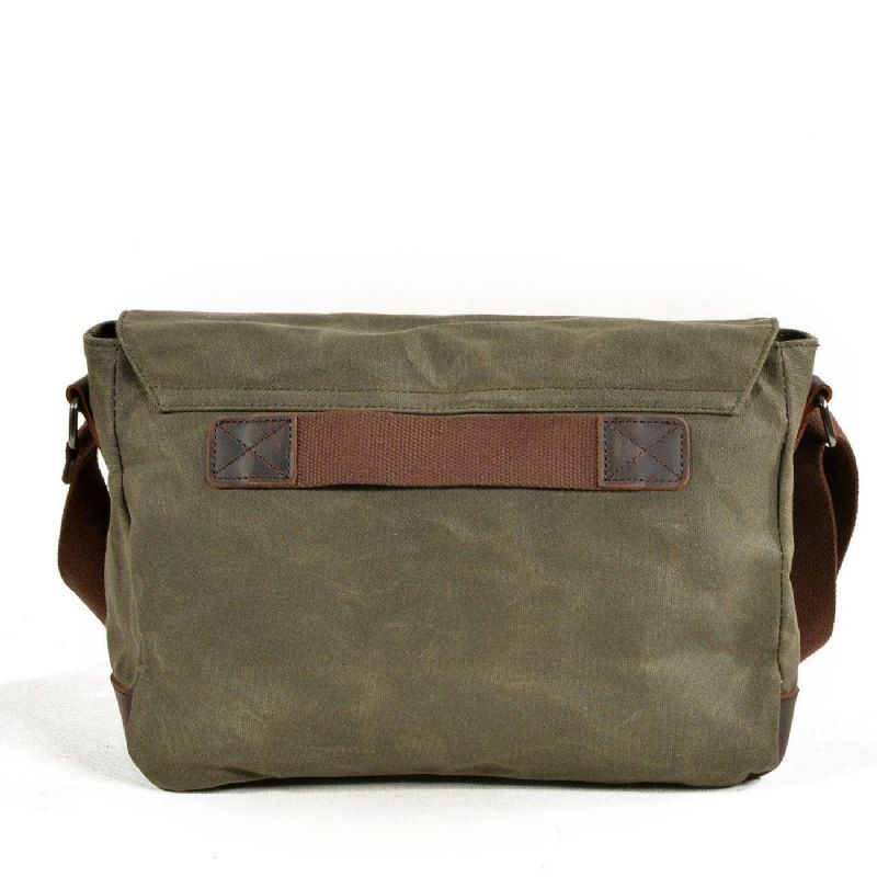 Canvas Messenger-väska För Män Crossbody