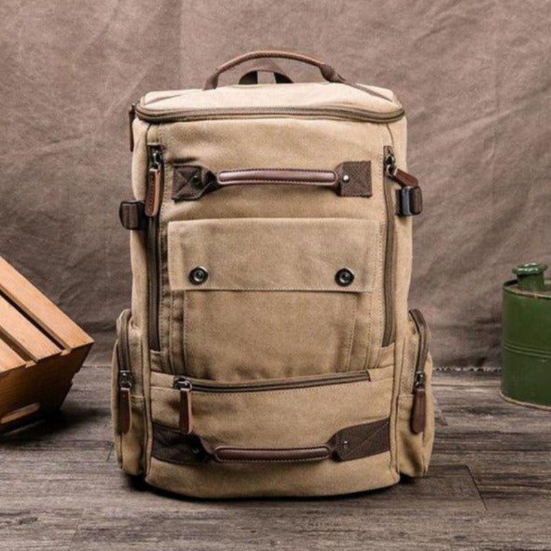 Canvas Ryggsäck Casual Vintage Daypack