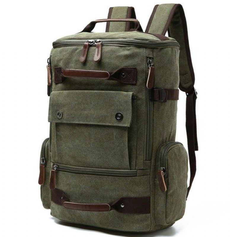 Canvas Ryggsäck Casual Vintage Daypack