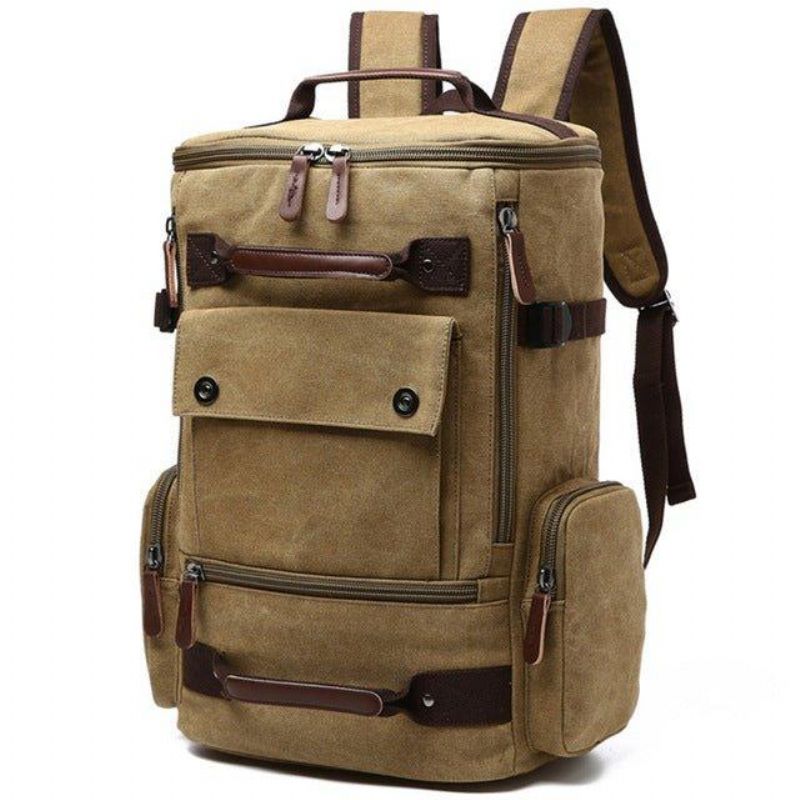 Canvas Ryggsäck Casual Vintage Daypack