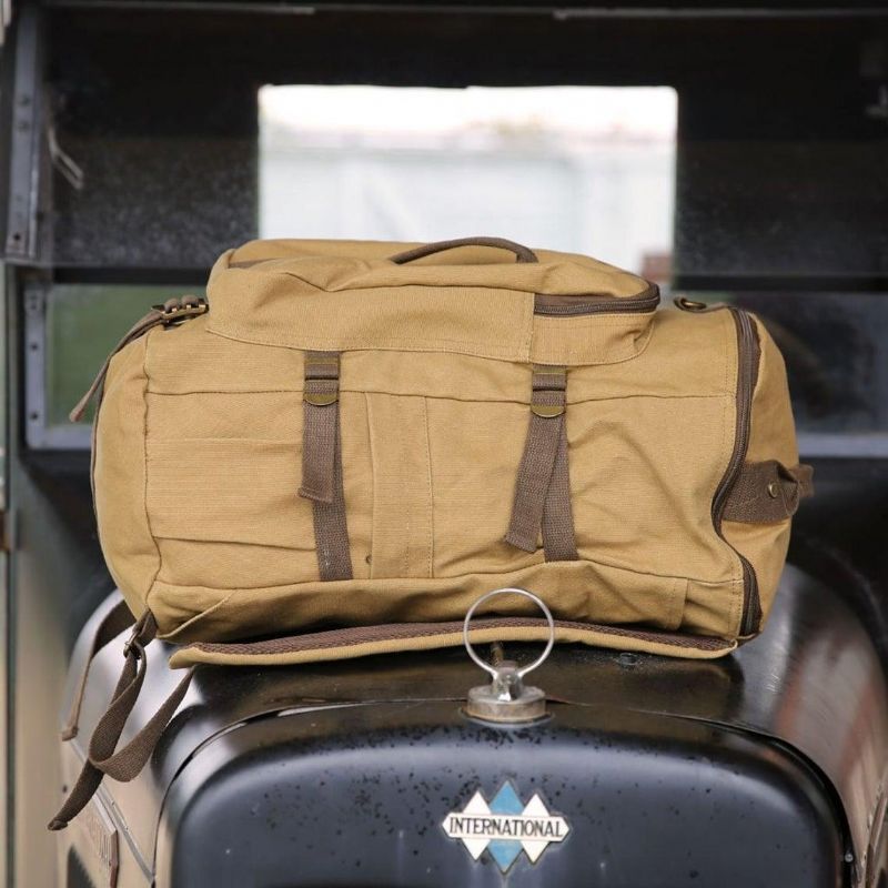 Canvas Ryggsäck Vintage Large School Duffel