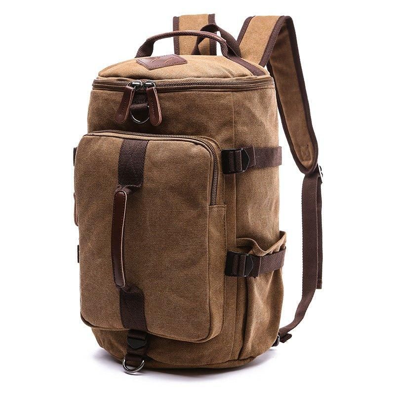 Canvas Ryggsäck Vintage Large School Duffel