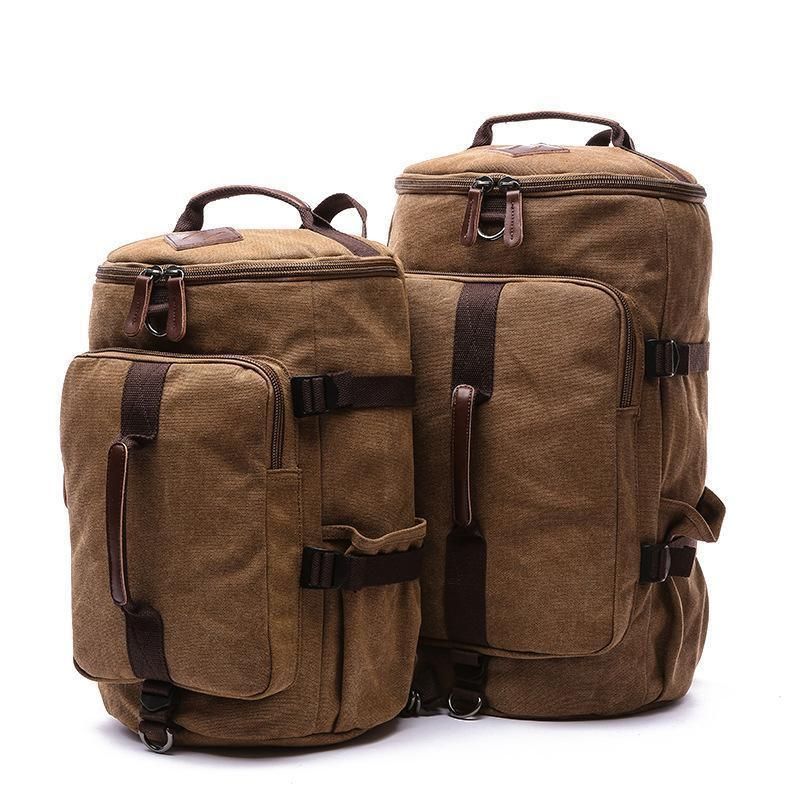 Canvas Ryggsäck Vintage Large School Duffel