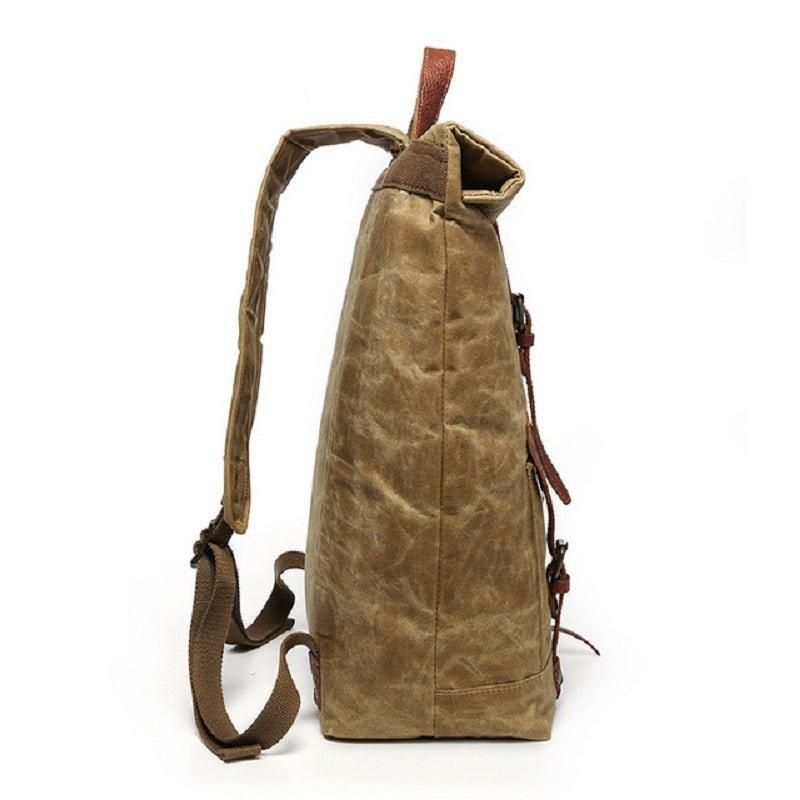 Canvas Vintage Backpack Roll Top