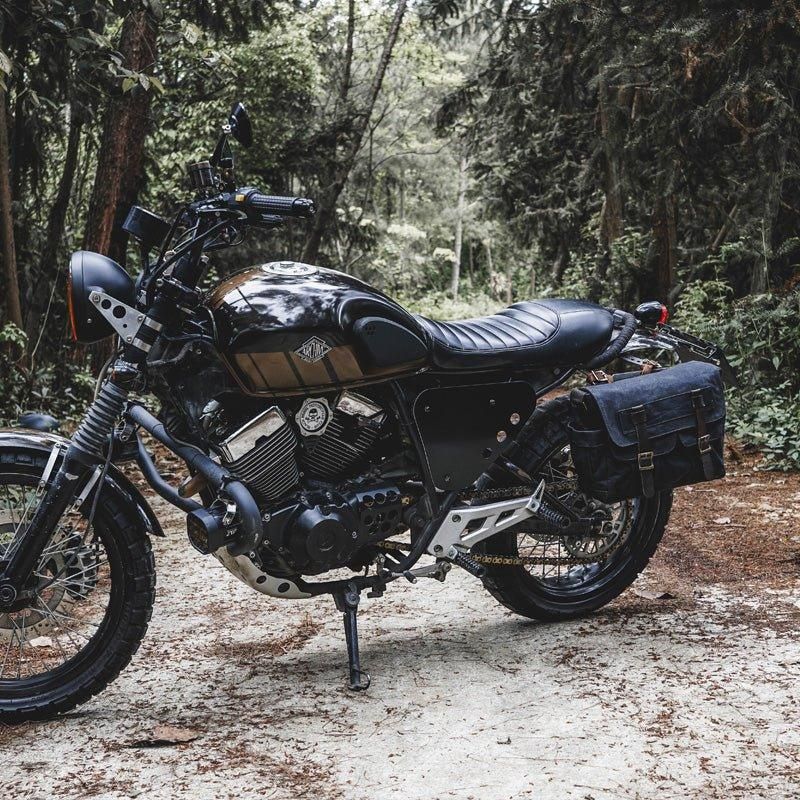 Canvas Vintage Messenger-väska Motobags För Män