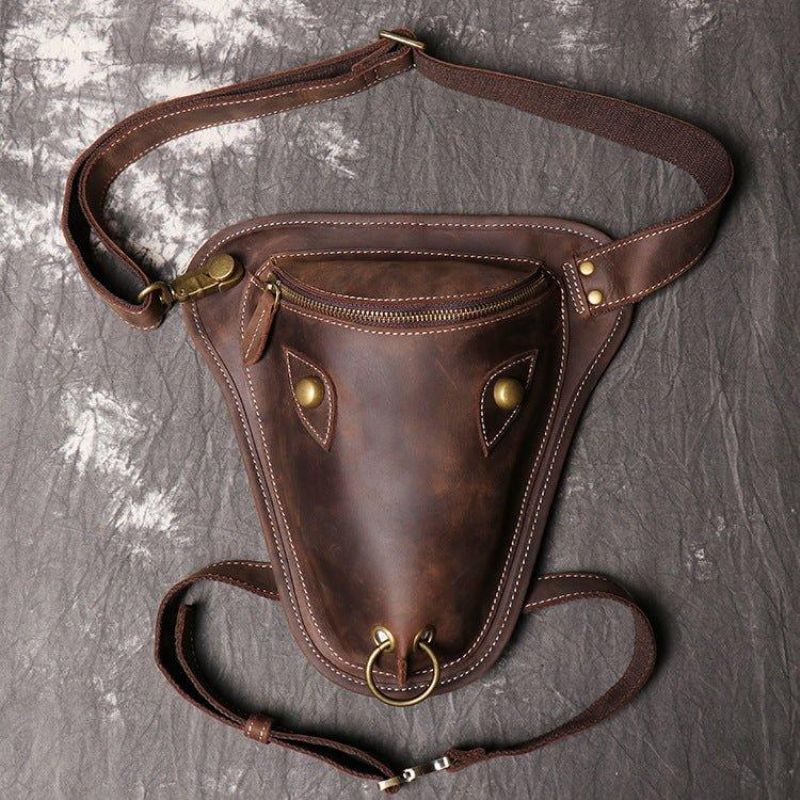 Cool Cow Head Leg Crossbody-väska Fanny Pack