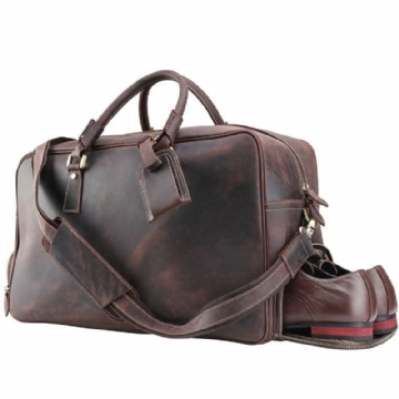 Crazy Horse Leather Weekend Bag Skofack