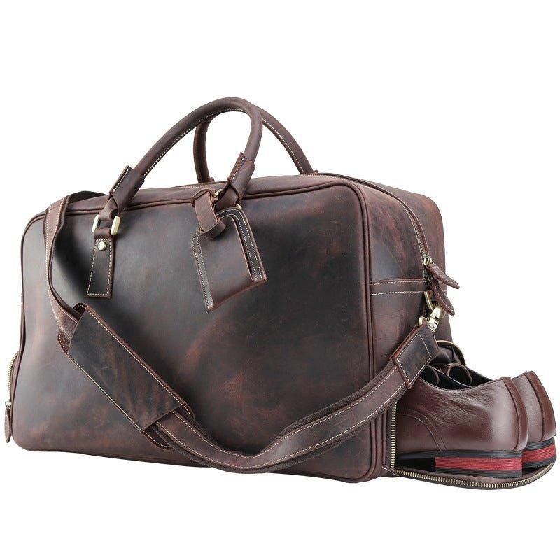 Crazy Horse Leather Weekend Bag Skofack