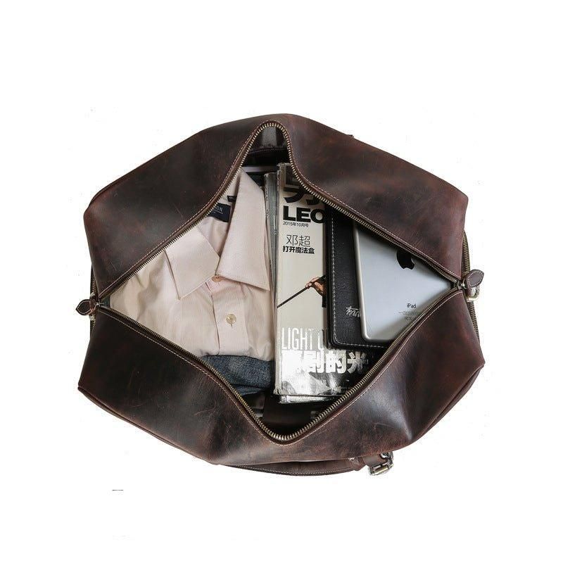 Crazy Horse Leather Weekend Bag Skofack