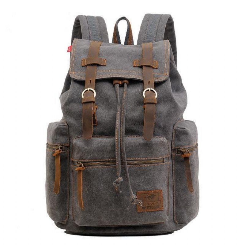 Herr 21l Vintage Canvas Ryggsäck