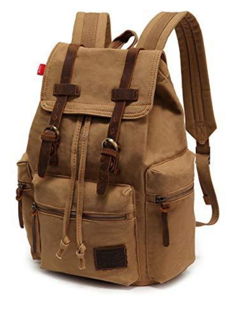 Herr 21l Vintage Canvas Ryggsäck