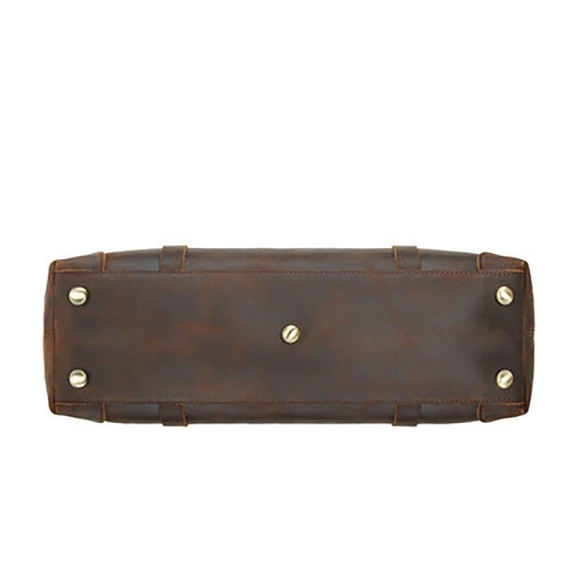 Kvinnor Vintage Shoulder Läder Handväska