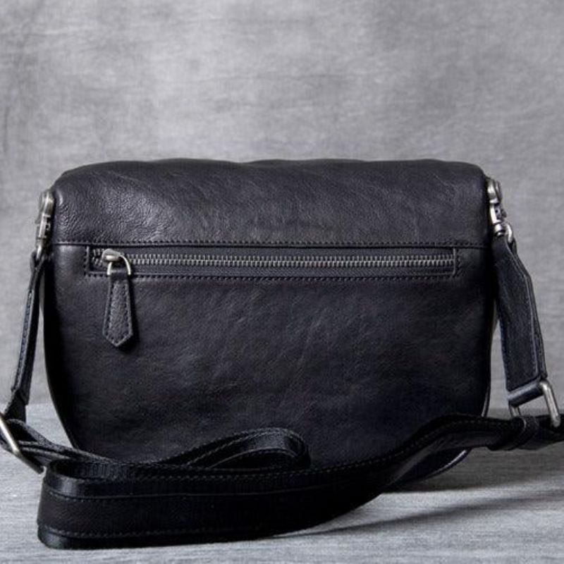 Läder Crossbody Sling Pack För Män