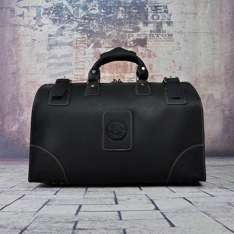 Läder Weekend Duffle Bag Herr