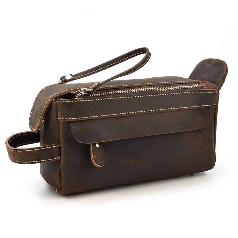 Läderhängande Dopp Kit