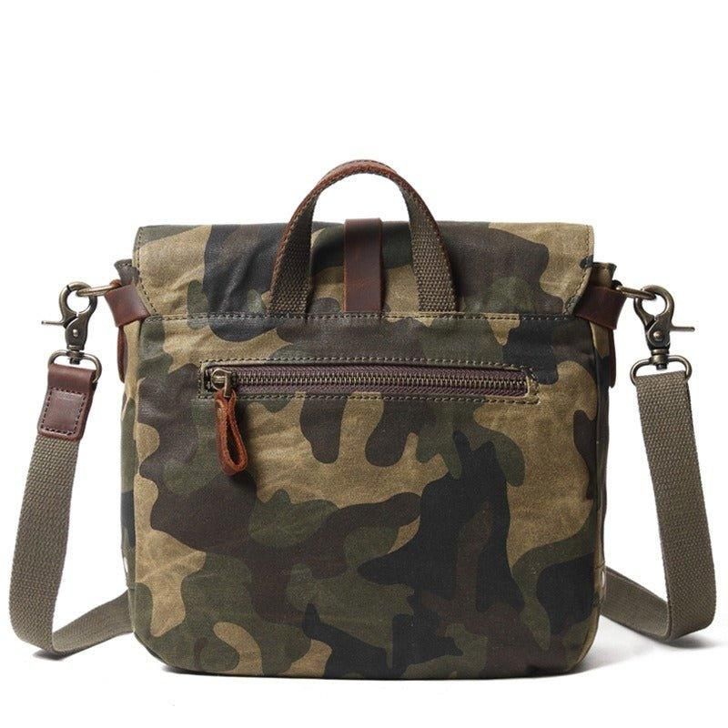 Liten Canvas Military Messenger-väska Herr