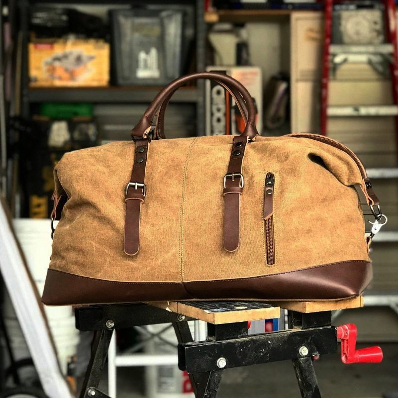 Övernattning Canvas Travel Duffle Bag