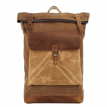 Rolltop Canvas Ryggsäckar