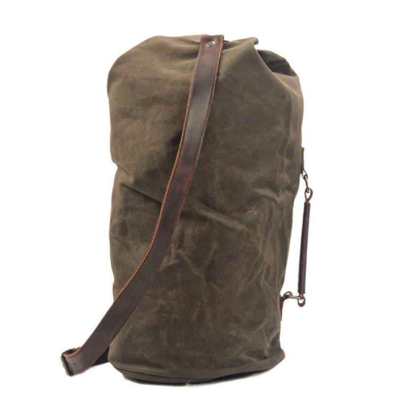 Vaxad Canvas Cross Body Sling Bag För Sport