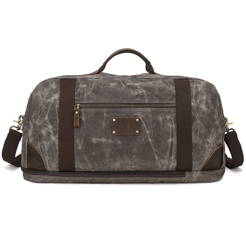 Vaxad Canvas Weekender Duffle Bag Ryggsäck