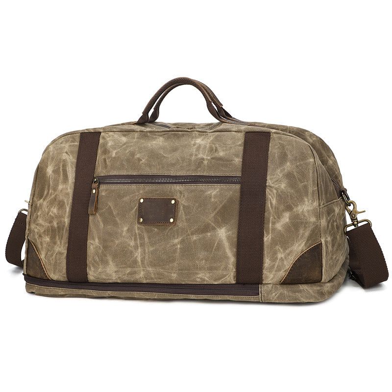 Vaxad Canvas Weekender Duffle Bag Ryggsäck