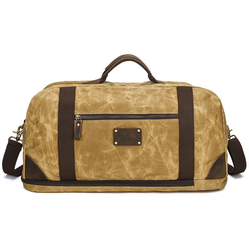 Vaxad Canvas Weekender Duffle Bag Ryggsäck