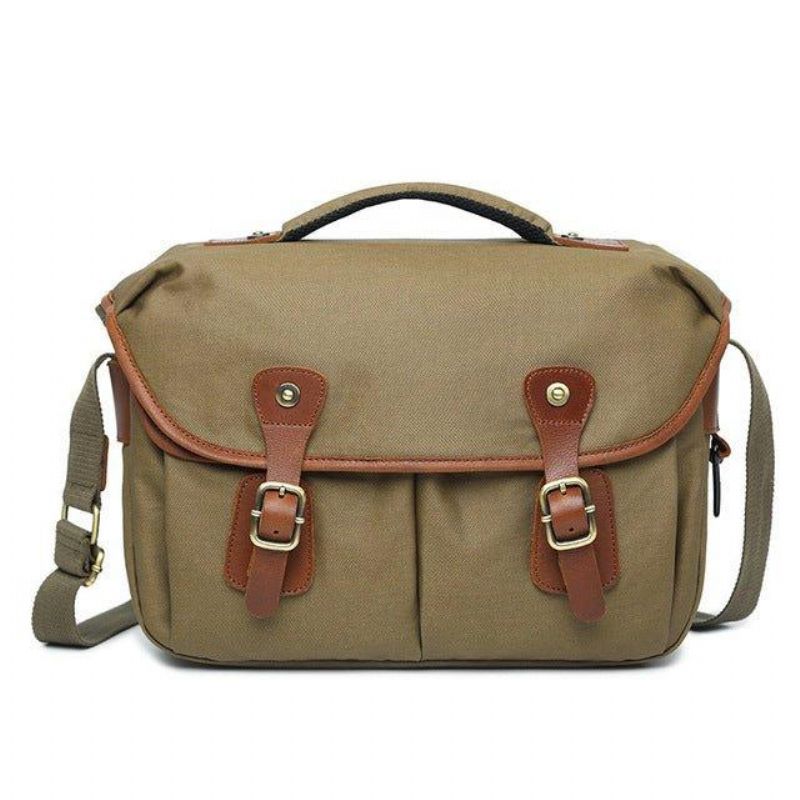 Vintage Casual Canvas Camera Bag För Dslr