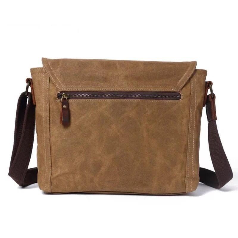 Vintage Messenger-väska Canvas Crossbody För Män